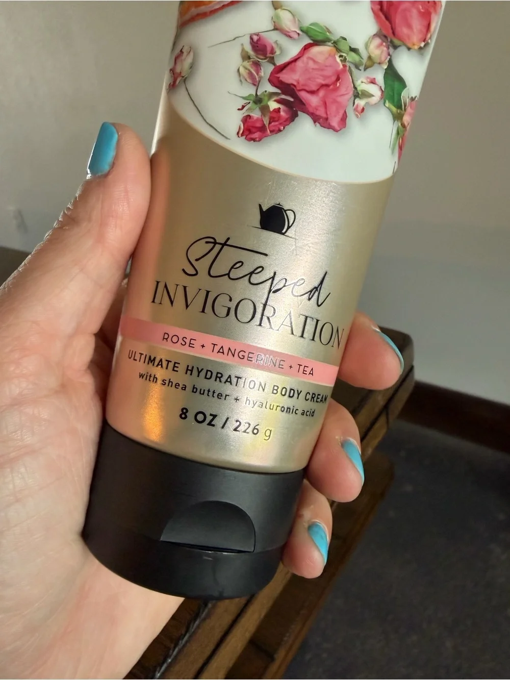 Bath & Body Works Aromatherapy Steeped Invigoration Rose Tangerine Tea Cream